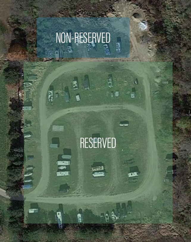 Lake Wildwood storage overlay map